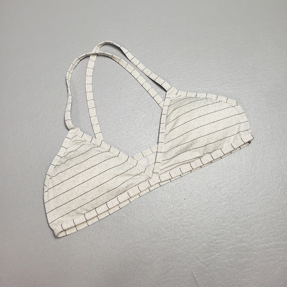3/$15 IJAK striped bikini top size large - Picture 1 of 8
